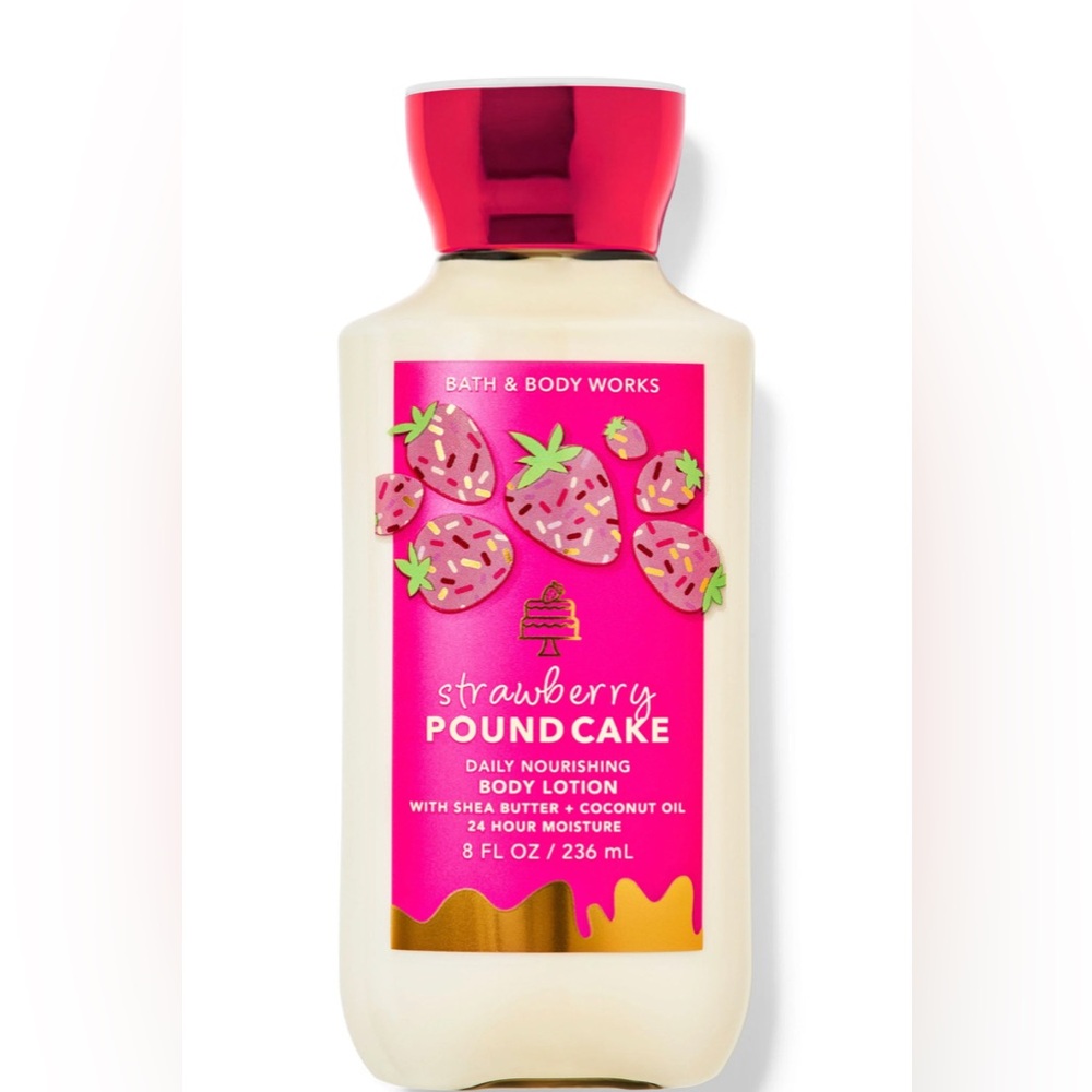 Bath and Body works Strawberry Pound Cake Daily Nourishing Body Lotion